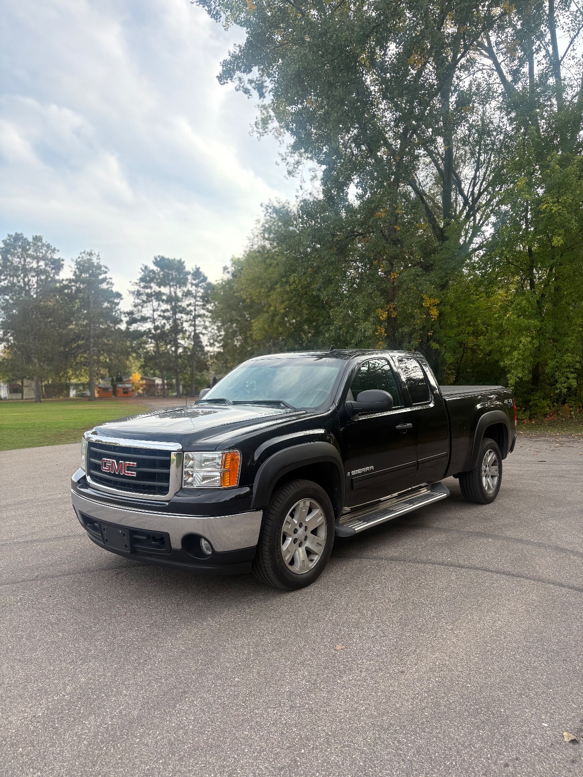 Black GMC Sierra