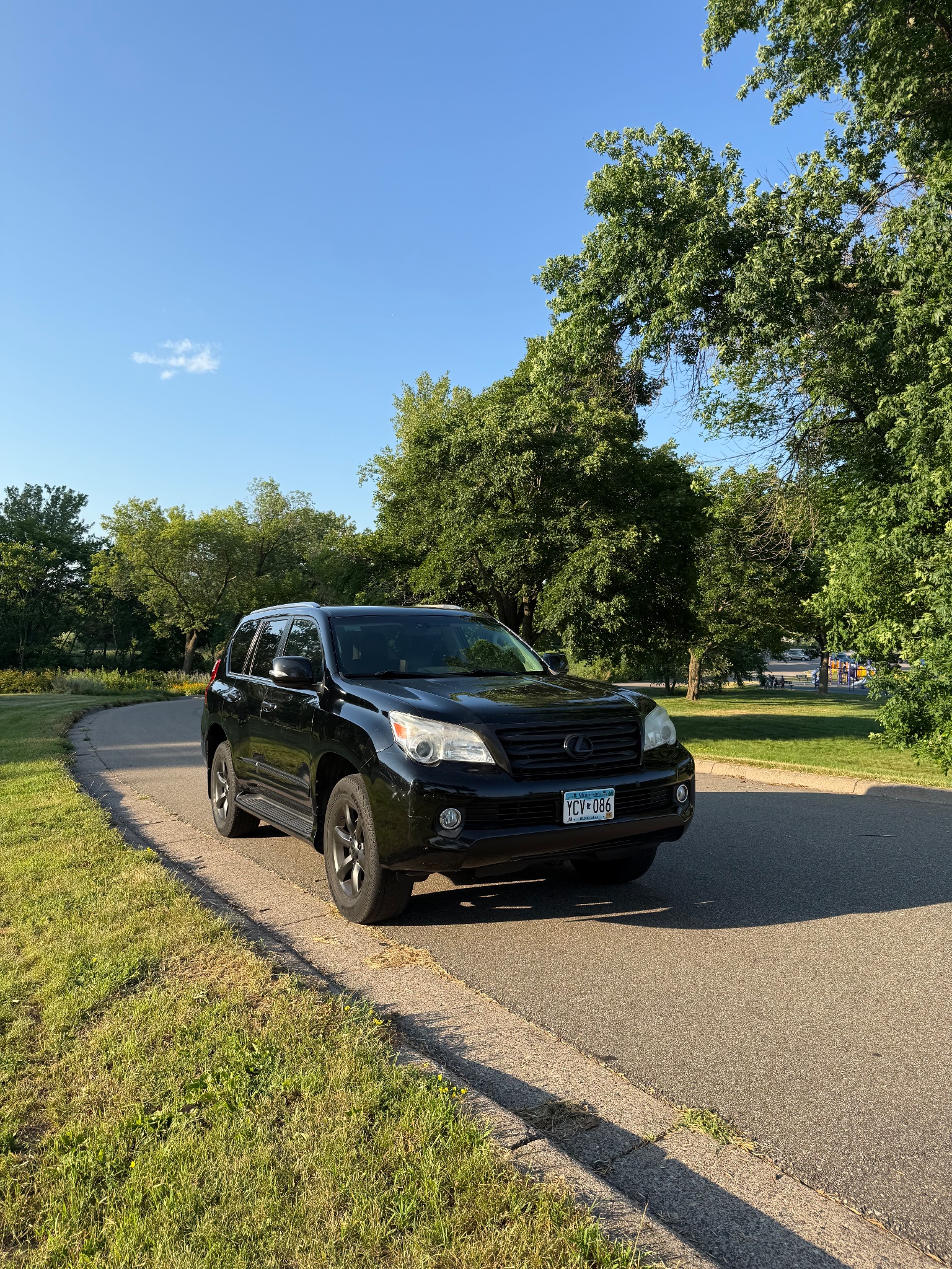 Black LEXUS GX